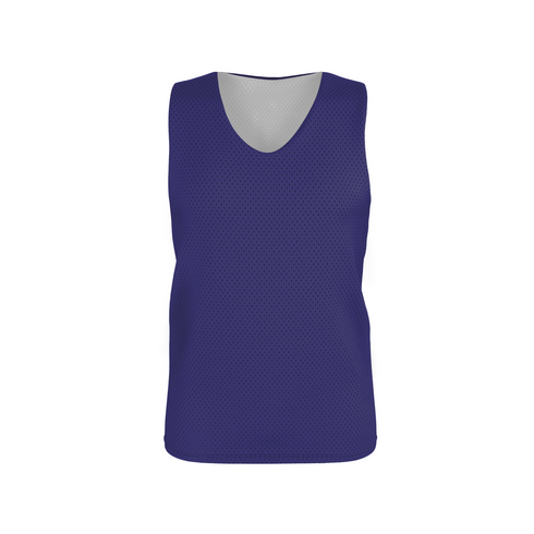 Badger Sport Youth Reversible Mesh Tank (A00118-028203), Color 'Purple/White'